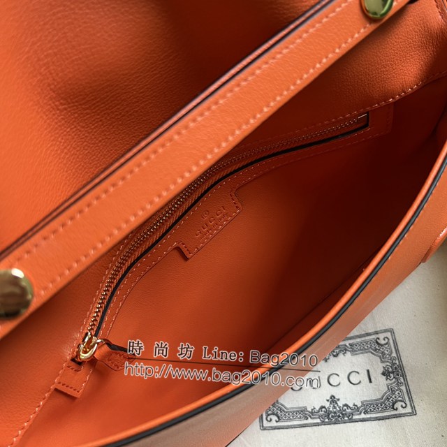 Gucci專櫃古馳最新款Blondie互扣腋下包鏈條女包 jh2307型號 ：699268